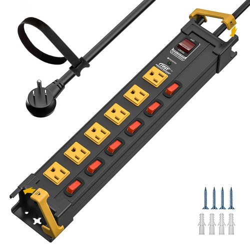 Outlet heavy duty - 6-outlet,