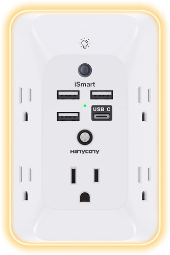 Outlet extender with - extender, night