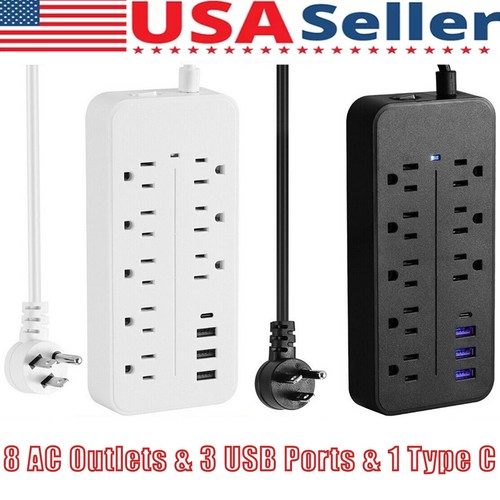 Power strip surge protector - us,